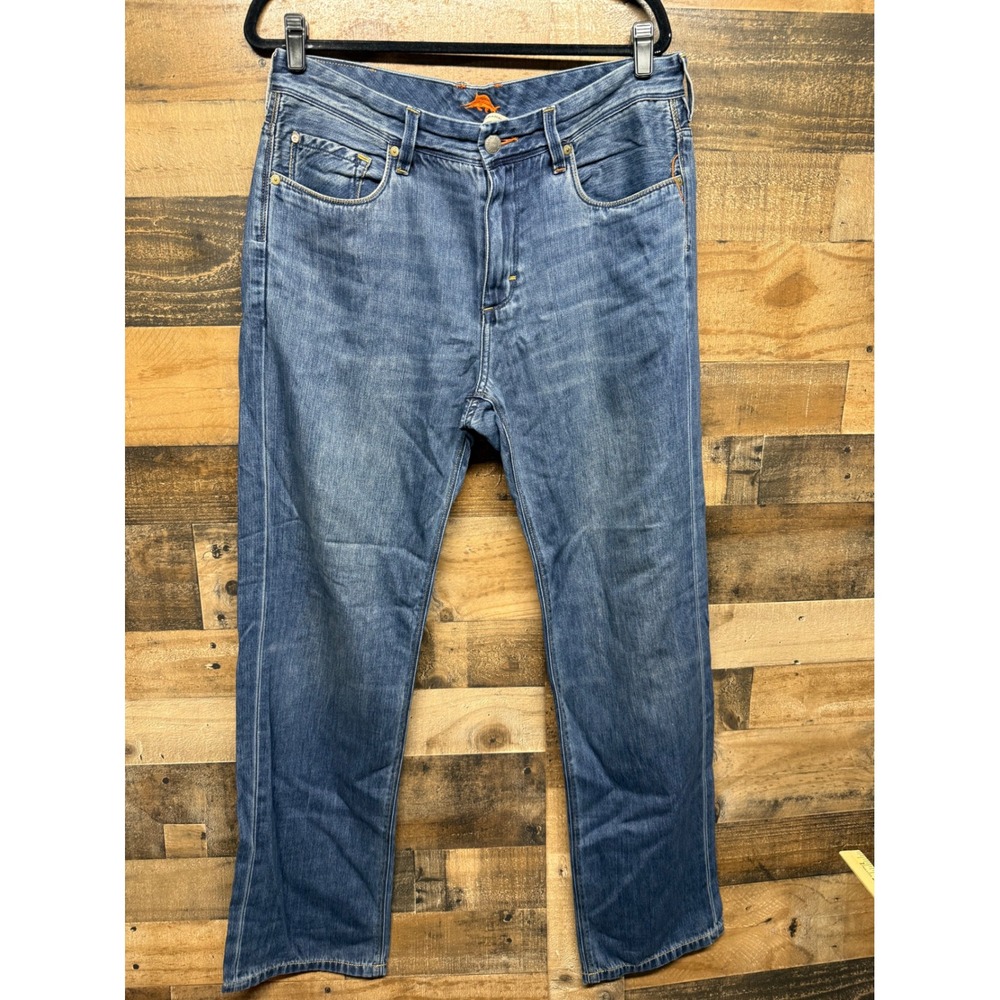 Tommy Bahama Standard Fit Jeans Mens 34x32 Medium Wash Cotton Tencel Blend